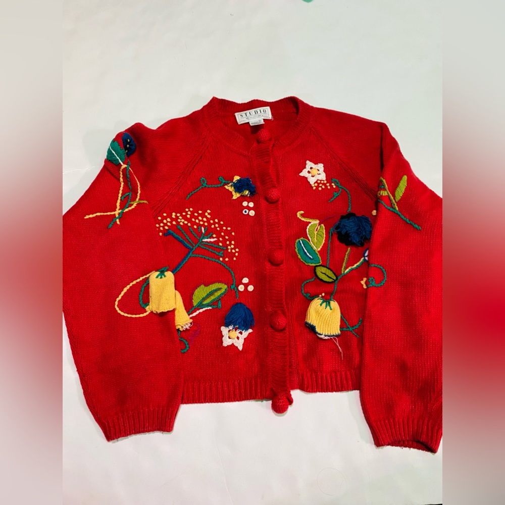 Vintage Michelle Stuart cardigan